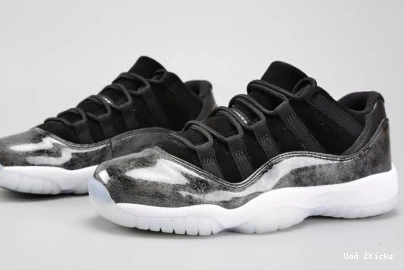 729  JORDAN 11 womens "BARON" 2506 (GS) AIR  RETRO LOW BG 528896- Trendy 0808
